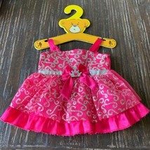 Build A Bear Workshop BAB Pink Silver Party Princess Dress for Plush Ani... - $15.00
