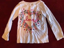 Carter's Girls Long Sleeve T-Shirt size 4t - $2.99