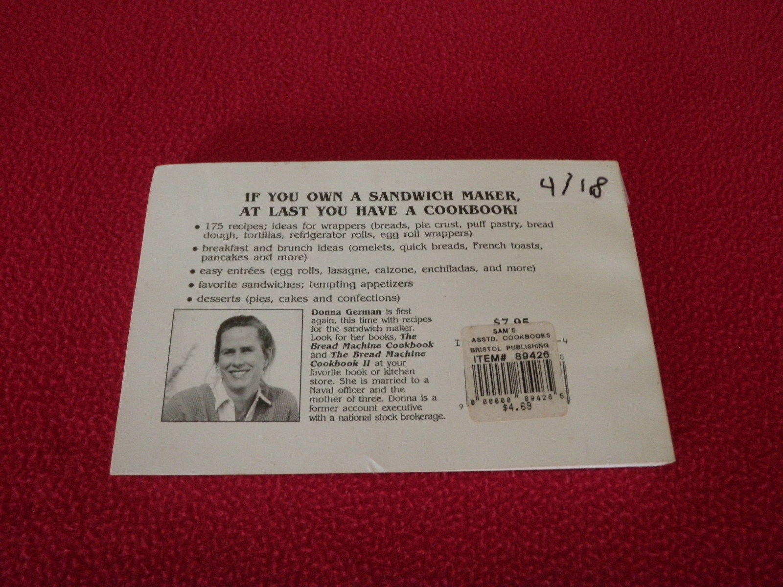 The Sandwich Maker Cookbook Books