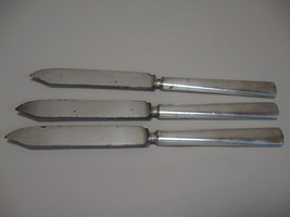 Rogers Cutlery Co Silver Plate Qty 3 Knifes 6 1/2" Long 1871-1898 - $9.95