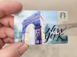 Starbucks Gift Card Metallic Foiled New York City Series NYC No Value - $4.80