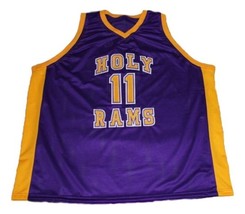 John Wall #11 Holy Rams High School Basketball Jersey New Sewn Purple Any Size image 1