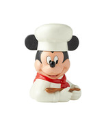 Disney Mickey Mouse Cookie Jar 11&quot; High White Chef Design Ceramic Licensed  - $98.99