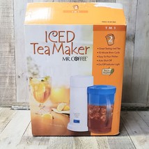Mr. Coffee Ice Tea Pot / Iced Coffee Maker 2-Quart TM1.7 Teal- Works- Read  Ad