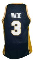 Dwyane Wade Custom College Basketball Jersey Sewn Navy Blue Any Size image 2