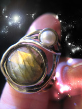 HAUNTED RING ANCIENT WHISPERS REVEAL YOUR DESTINY SECRET OOAK MAGICK  - $287.77