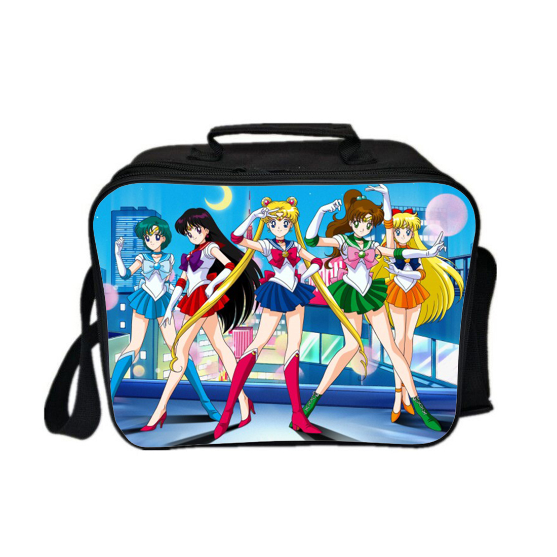 Sailor Moon Lunch Box Kid Lunch Bag Lunch Kit DecSer Team Five