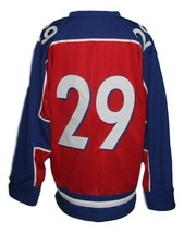 Any Name Number Norway Hockey Jersey New Red Any Size image 2