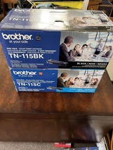 Genuine Brother TN-115BK Black Toner Cartridge HL-4040CN 4040CDN TN-115C Cyan - $54.99