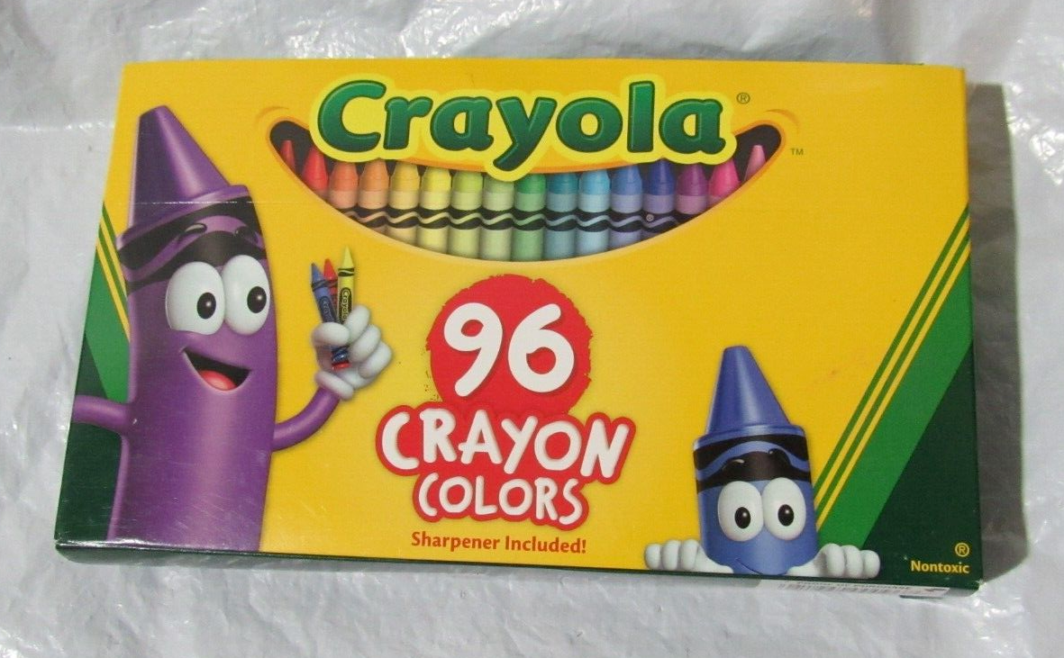 3 Crayola Crayons 24 Count LAST Packaging Before Bluetiful w/ DANDELION