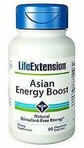 Life Extension Ginseng Energy Boost 30 Veg Capsules Pack of 1 - $20.93