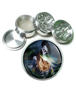 2.5&quot; 4PC Aluminum Sifter Magnetic Herb Grinder the 3rd Zombie Design-009... - $16.95