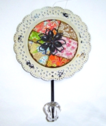 Shabby Chic Plate Coat Hanger, New,Vintage Look - $19.99