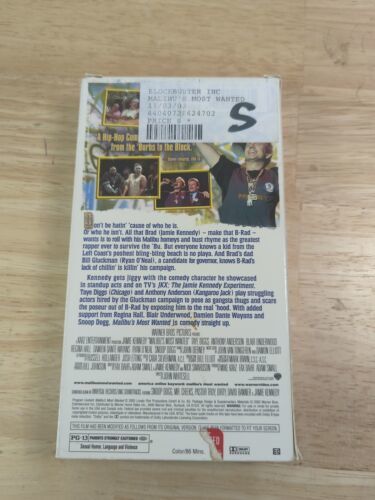 Malibu's Most Wanted VHS Hip Hop Comedy, Snoop Dogg, Taye Diggs - VHS Tapes