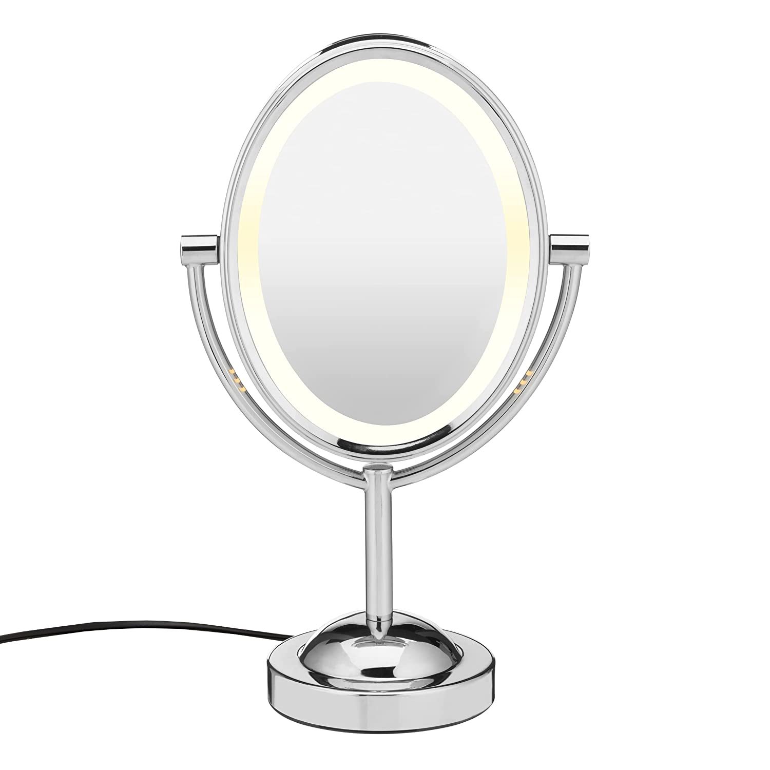 Primary image for Conair Lighted Makeup Mirror, Double-Sided Lighted Vanity Makeup, Chrome