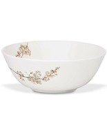 Lenox Chirp Large Round Serving Bowl Floral White Bone China 9.5&quot; USA RA... - $139.00