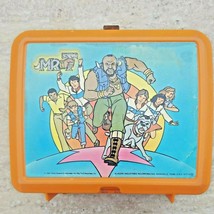 PLASTIC LUNCHBOX THERMOS Vintage 1989 Aladdin Collectible Lunch Box Retro  Vtg Sesame Street Bus Muppets Big Bird Grover Bert Ernie Henson 