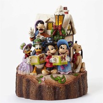 Jim Shore Disney Mickey, Pluto, Donald Duck- Carved by Heart #4046025 7.25" H image 1