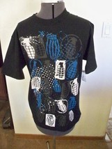 MEN&#39;S GUYS GRENADE TEE T SHIRT BLACK  BLUE/GRAY  LOGO ON CHEST NEW $28 - $17.99