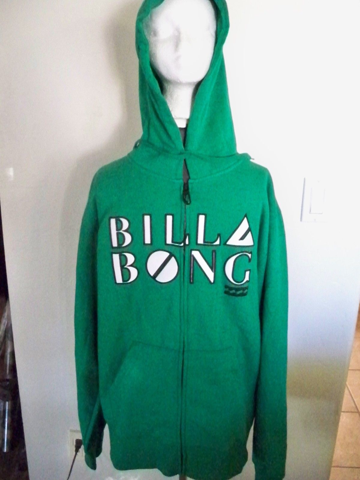 Billabong Men's Classic Premium Full Zip Fleece Sweatshirt Hoodie