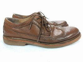 J. Murphy Johnston Murphy 11 M Brown Leather Brogue Wingtip Dress Casual Shoes - $34.60