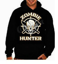 hoodies:zombie hunter skull hoodie sweater shirt hoody - $15.00