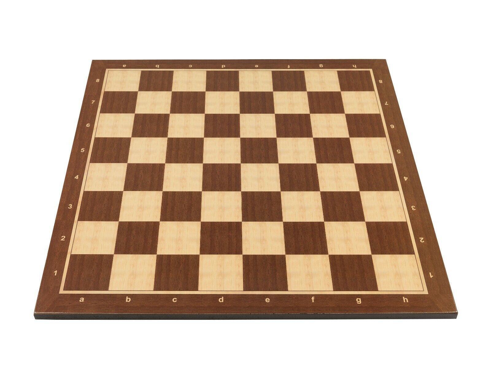 Chess and games shop Muba Tournament 4 Mosaic Board Game - Wooden Handmade  Chess Set - 3,5 inch King - Brown