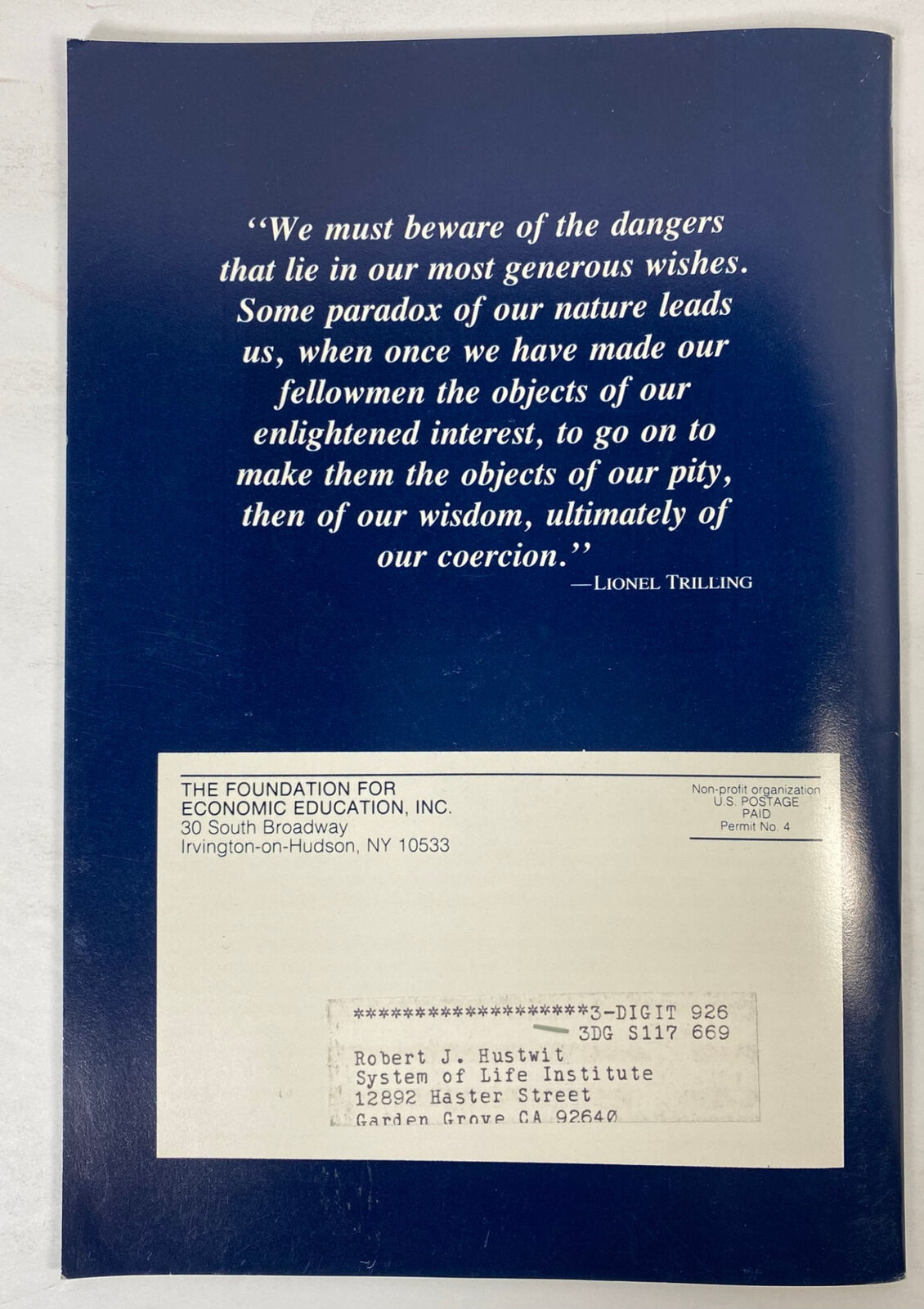 The Freeman Ideas on Liberty May 1988 Federal deficits; Ludwig von