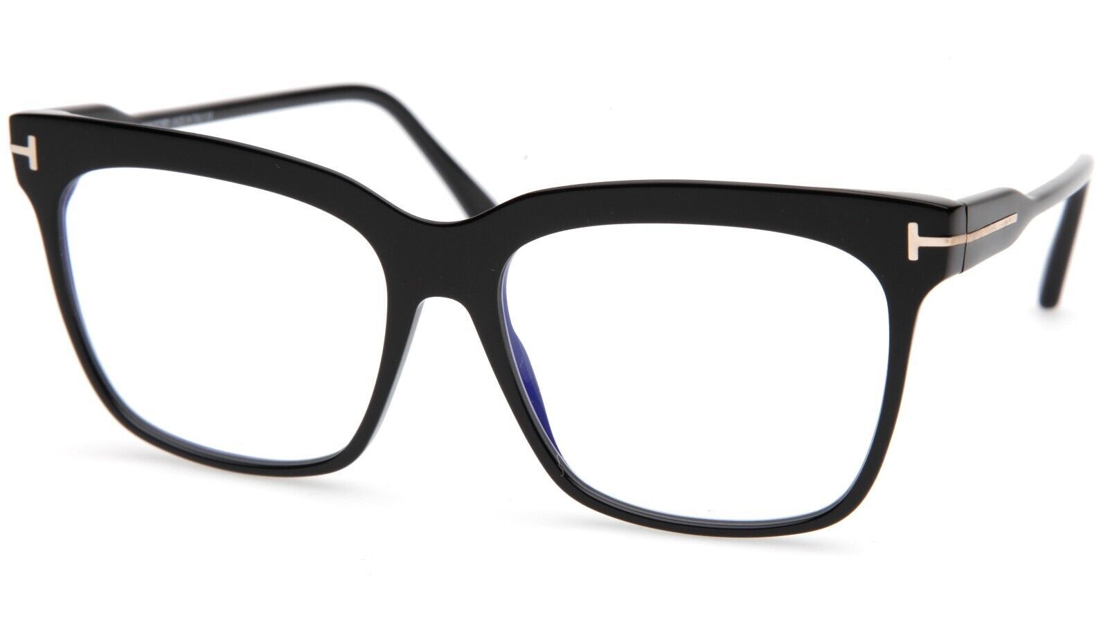 NEW TOM FORD TF5768-B 001 Black Eyeglasses Frame 54-15-140mm B44mm Italy - $181.29