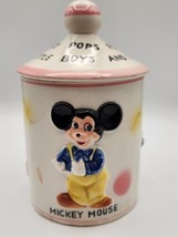 Rare 1961 Cookie Jar MICKEY MOUSE LOLLY POPS Donald Duck BRECHNER Pink T... - $58.95
