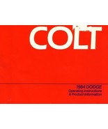 1984 Dodge COLT owner&#39;s owners manual book guide - $6.00