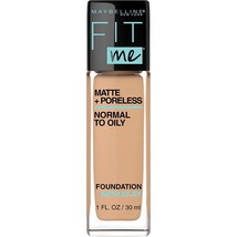 Maybelline Fit Me Foundation Matte Poreless Normal Oily NEW #228 Soft Ta... - $5.00