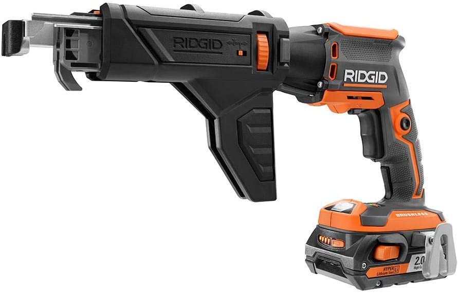 RIDGID 18Volt Cordless Brushless Drywall Screwdriver with Collated