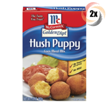 2x Boxes McCormick GoldenDipt Hush Puppy Corn Meal Mix | 10oz | No MSG - $20.78