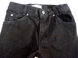 Boy Size 10 Husky Arizona Black Jeans Relaxed Fit Inseam 23"  5 Pocket Cotton - $13.61