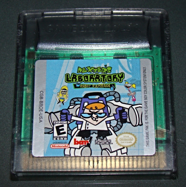 Nintendo Game Boy Color Dexters Laboratory Robot Rampage Game Only Video Games 1282
