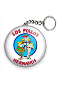 LOS POLLOS HERMANOS BREAKING BAD FUNNY QUOTE KEYCHAIN KEY FOB RING CHAIN... - $10.34+