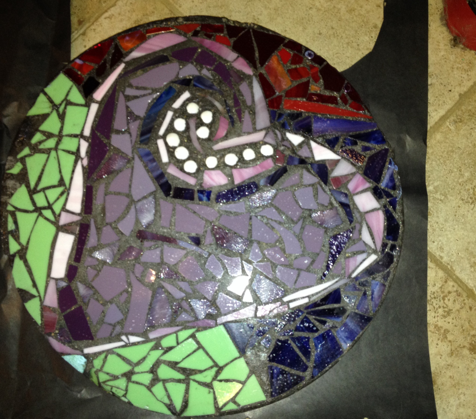 Stepping Stone Mold 8 Inch Square for Stained Glass And/or Concrete