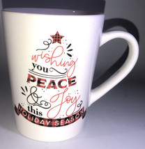 Wishing You Peace &amp; Joy This Holiday Season-Oversized 16oz Coffee Tea Mu... - $19.68