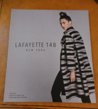 Lafayette 148 New York Fashion Catalog great clothes; great models June ... - $24.00