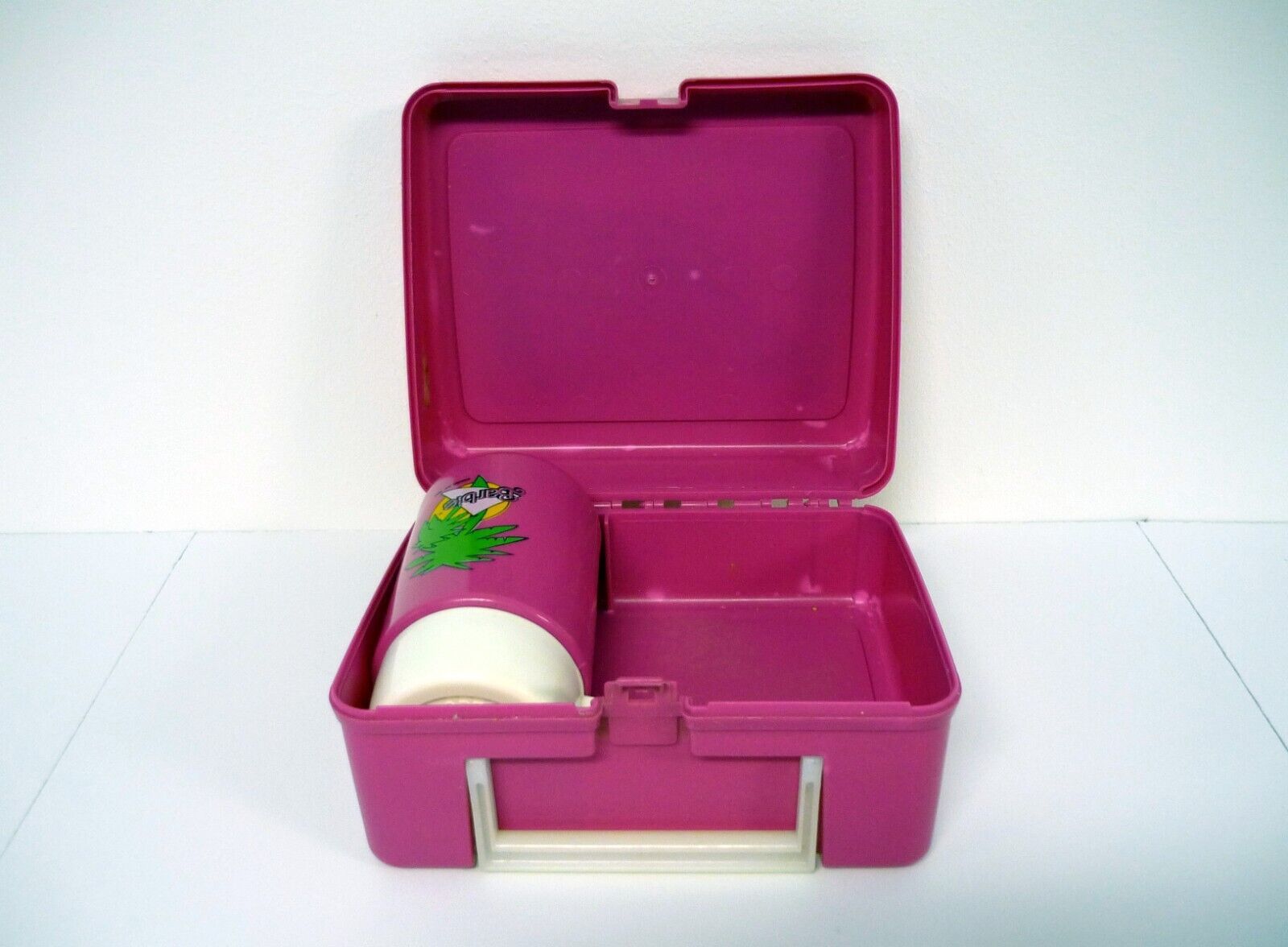 Vintage 80s 1988 Pink Plastic Hollywood Barbie Lunch Box