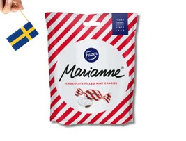 1 Bag of Fazer Marianne chocolate mint candy 220g (7.76 Oz), swedish candy, fika - $12.50