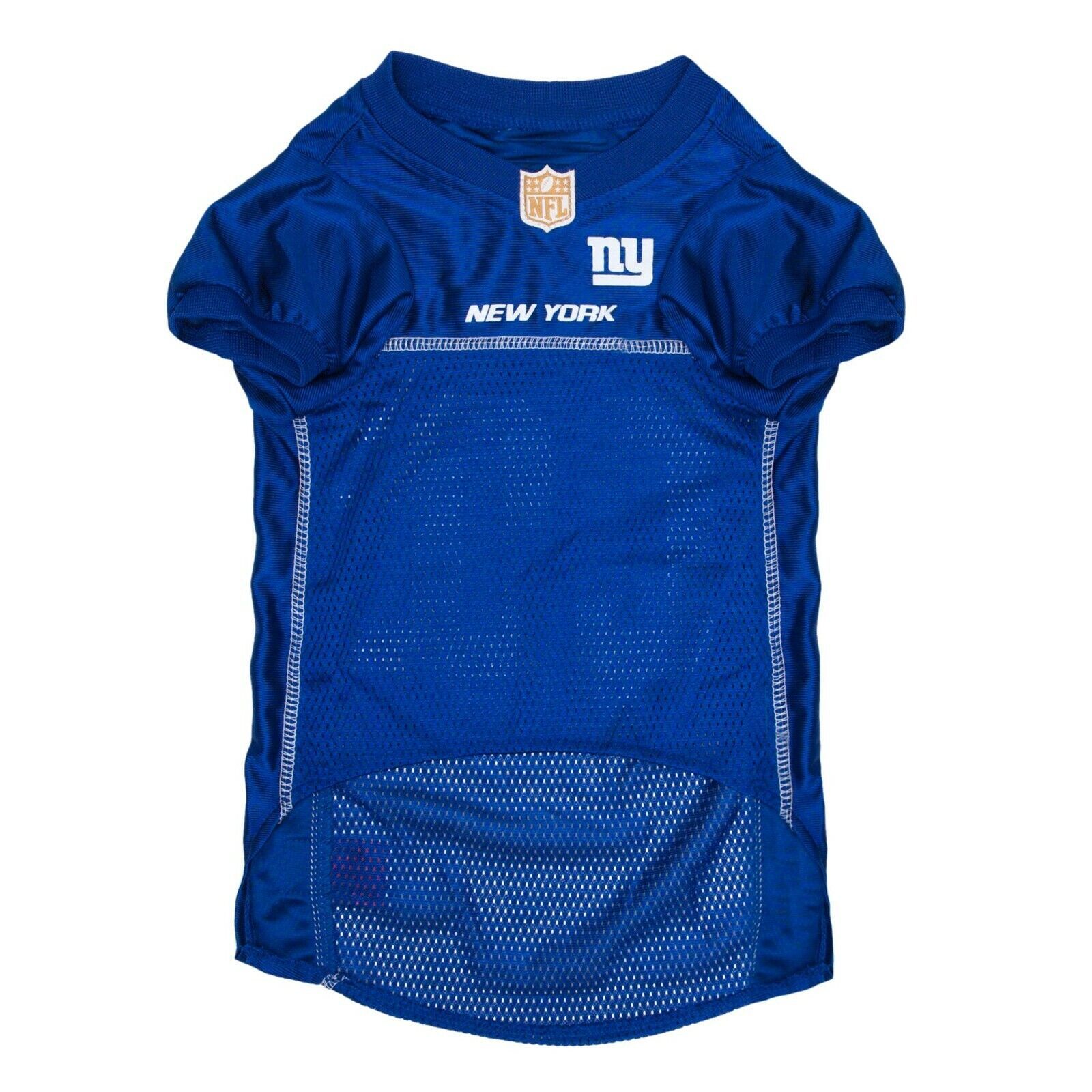 Pets First New York Giants NFL Mesh Jersey, Large, Blue