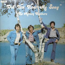 The Mercey Brothers: Did You Hear My Song [Scarce 12" Vinyl LP 33 rpm Canadian] image 1