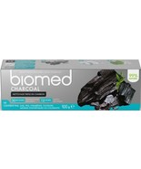 Biomed Toothpaste CHARCOAL Triple Whitening System Breath Fluoride Free ... - $10.88
