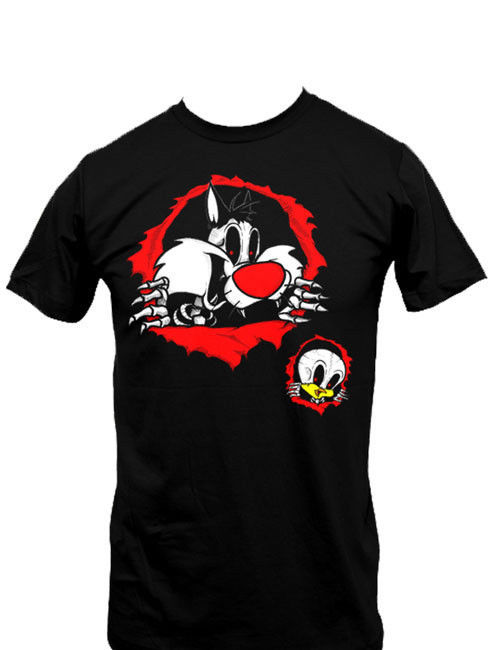 Looney Tunes Sylvester and Tweety Ripping Out 2X T-Shirt NEW UNWORN ...