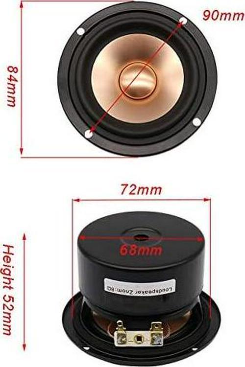 CHOOYO 1Pc 3 Inch Audio Speaker 4Ohm 8Ohm and similar items