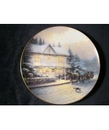 THE BEST TRADITION collector plate THOMAS KINKADE Old-Fashioned Christma... - $29.99