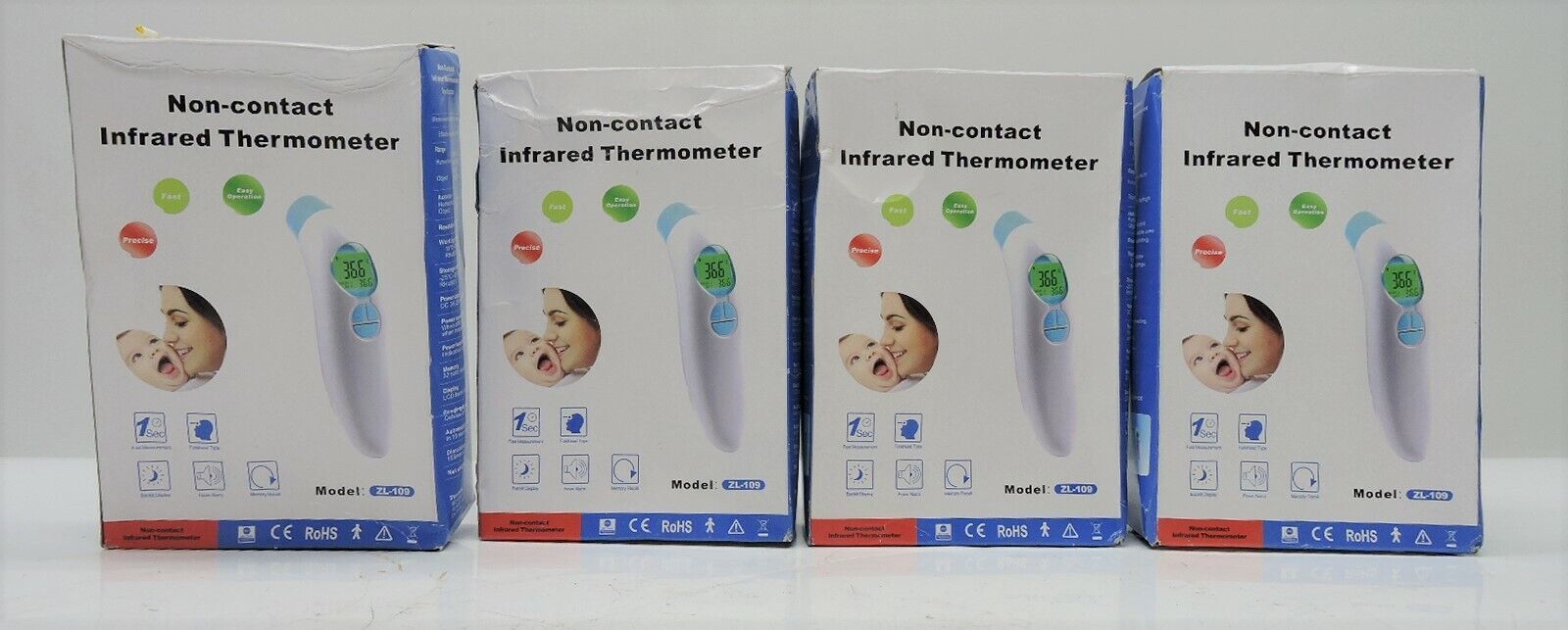 B Well Universal Smartphone Forehead Mini Thermometer