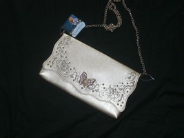 Disney Store Cinderella Adult Gold Faux Leather Clutch/Shoulder Purse New W/T - $45.99